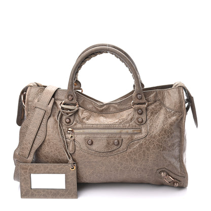 Balenciaga Agneau Giant 12 Rose Gold Hardware City Gris Poivre 1 of 11