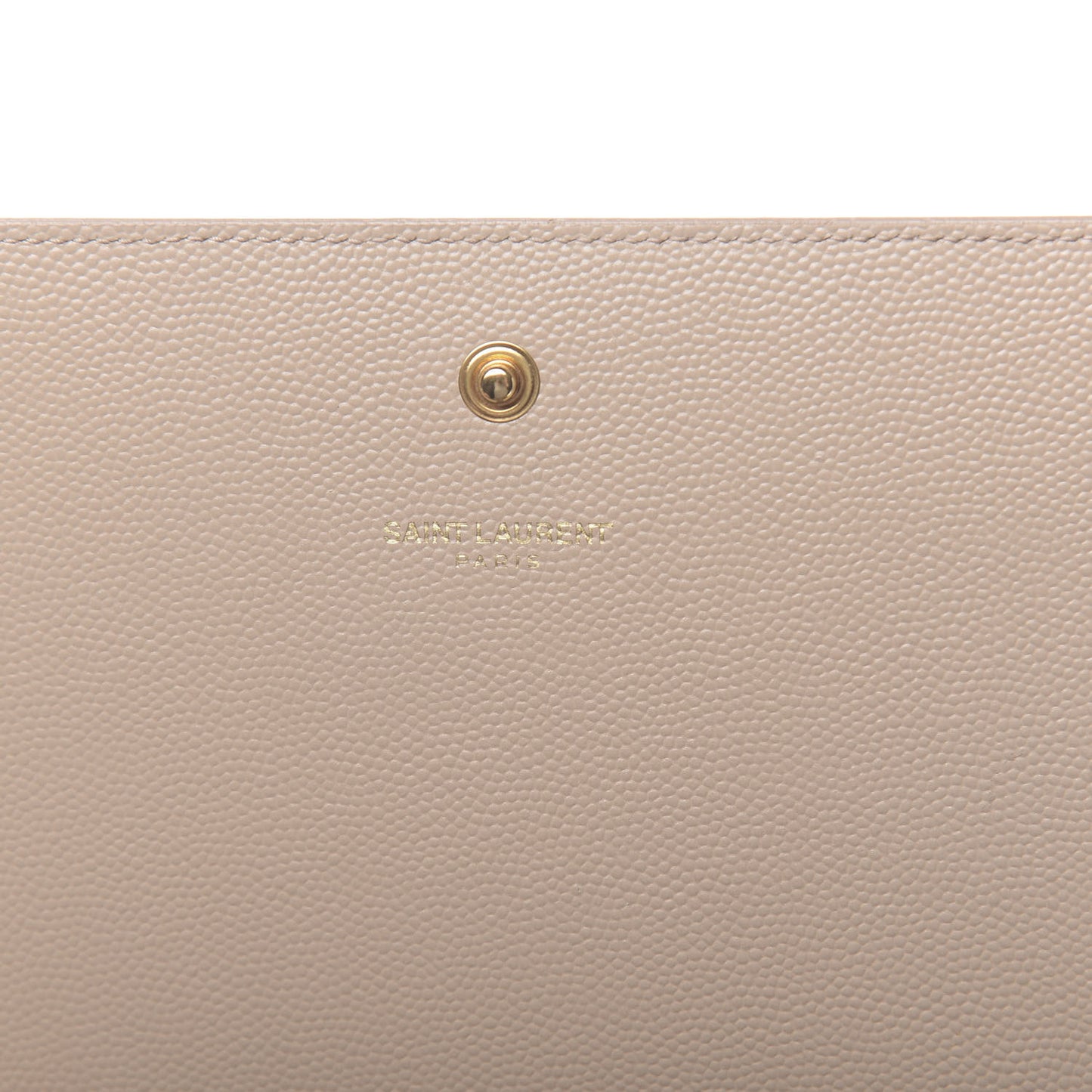 Grain De Poudre Monogram Chain Wallet Dark Beige