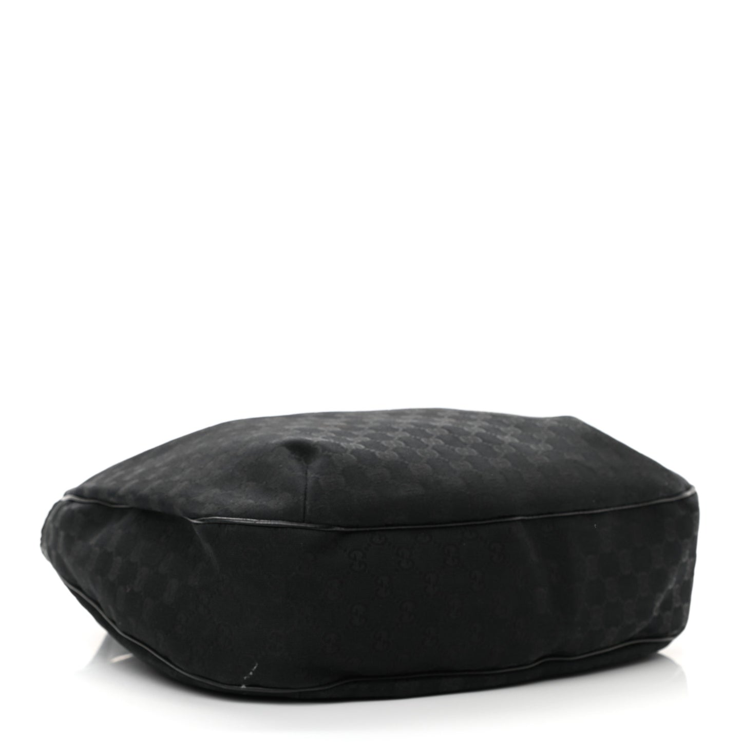 Monogram Large New Ladies Web Hobo Black