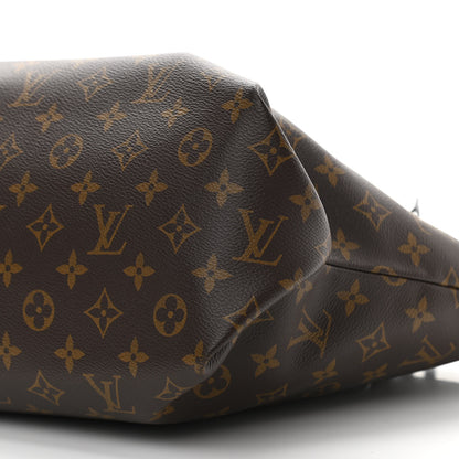 Louis Vuitton Monogram Flower Zipped Tote MM Black 12 of 12