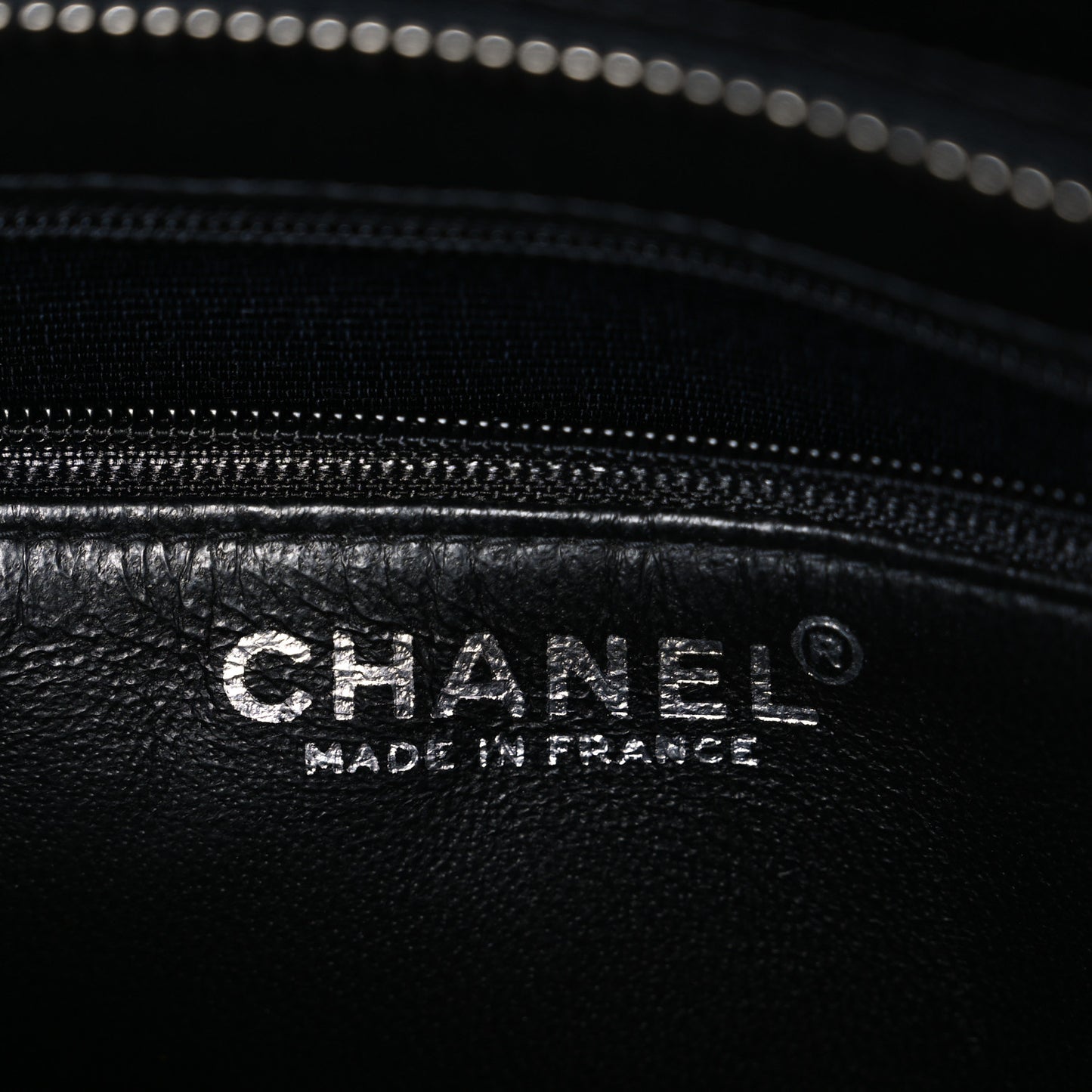 Caviar Quilted Medallion Tote Black