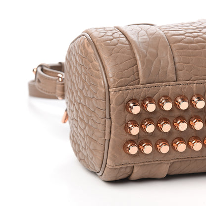 Alexander Wang Pebbled Lambskin Mini Rockie Latte Rose Gold Hardware 7 of 8