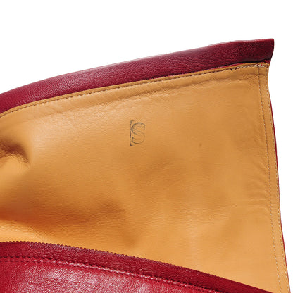 Hermes Chevre de Coromandel Nancy Boots Rouge H 38 7 of 10