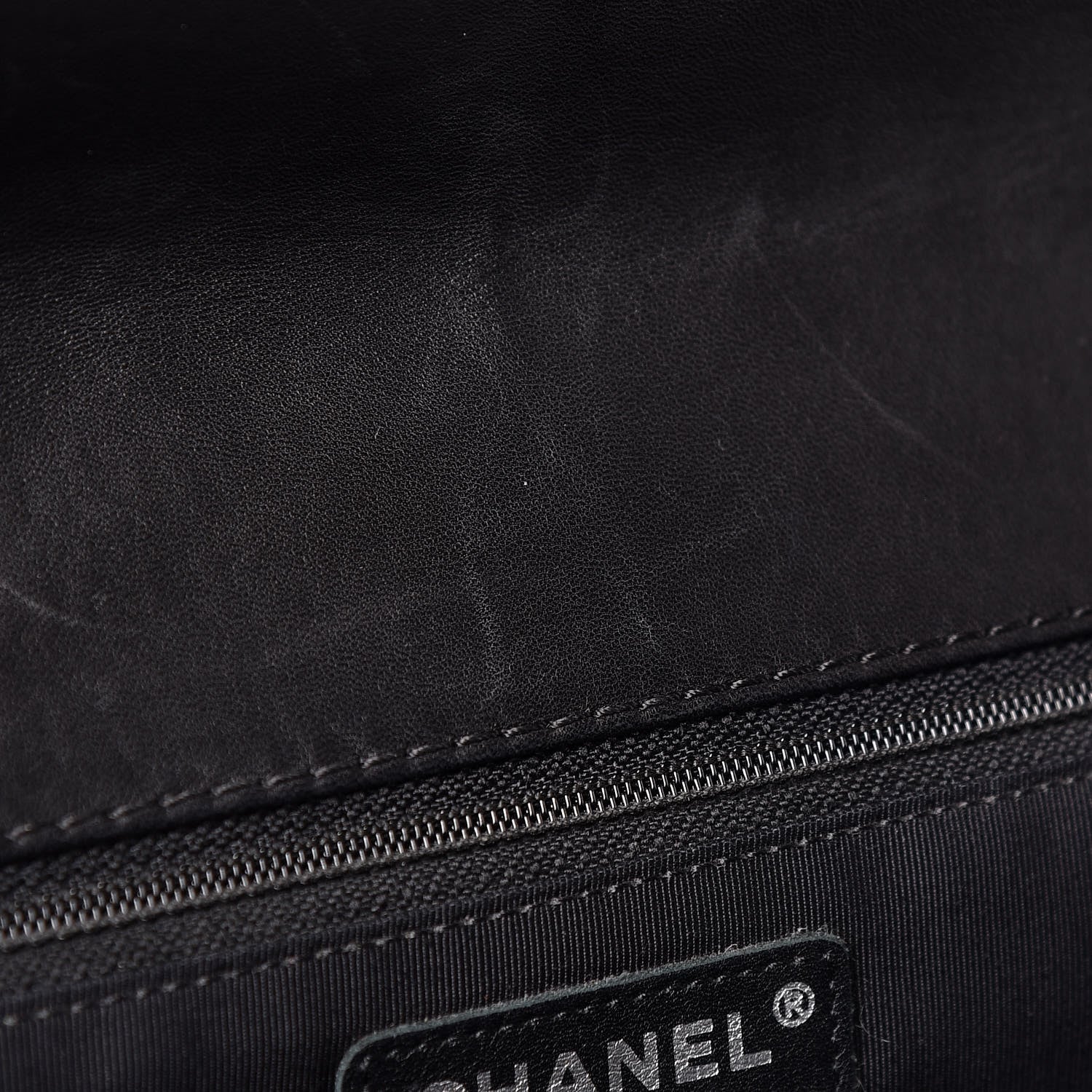 Chanel Lambskin Chevron Quilted Single Flap Black 11 of 13