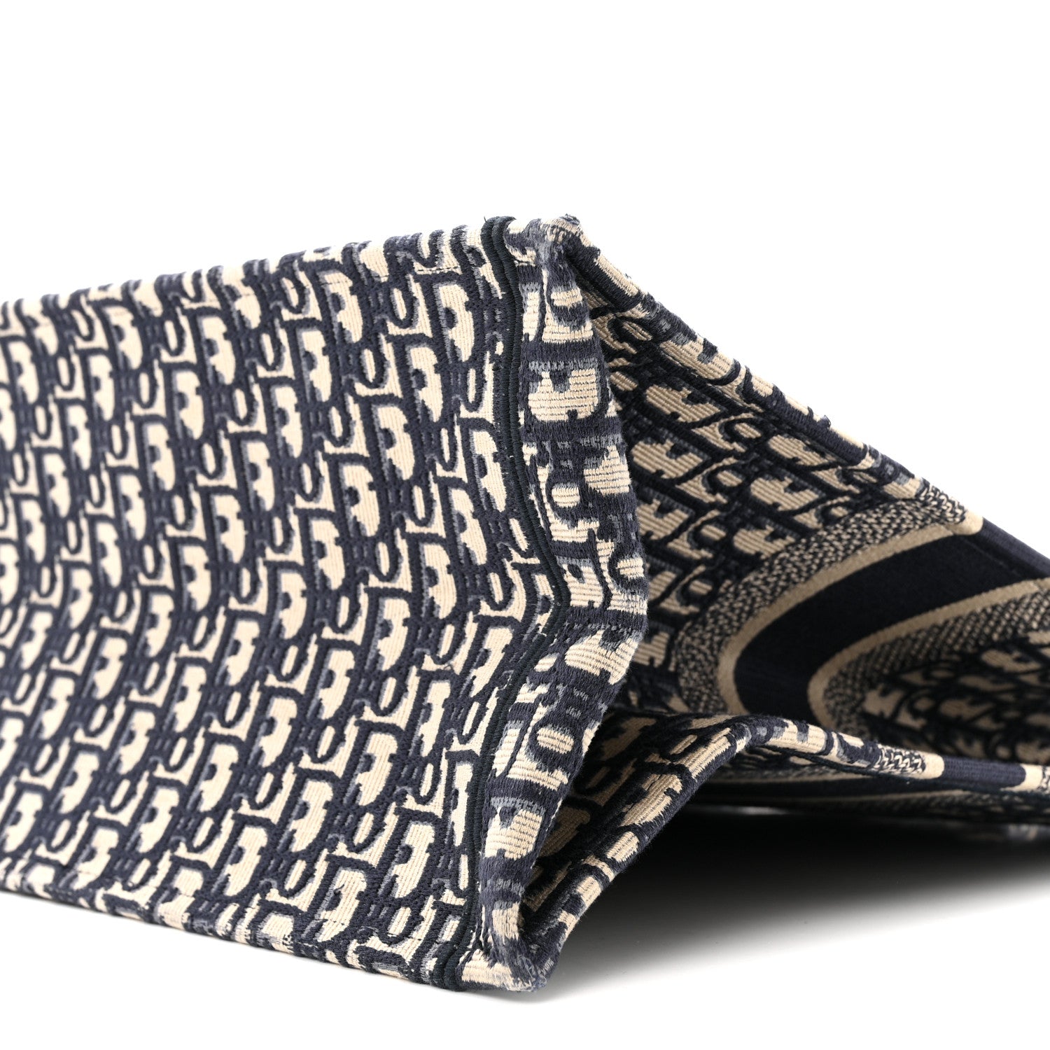 Christian Dior Oblique Large Book Tote Blue Multicolor 1866138