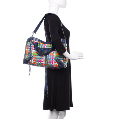 Balenciaga Agneau Lattice Woven Classic Hardware City Multicolor 2 of 14