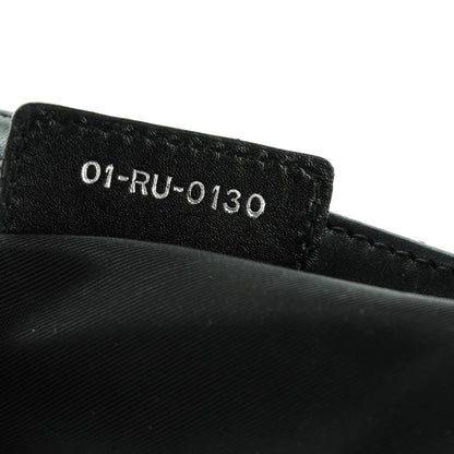 Christian Dior Coated Canvas Cannage Medium Panarea Tote Black 8 of 8