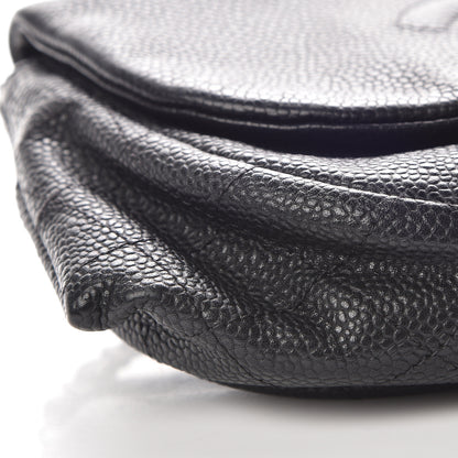 Chanel Caviar Half Moon Wallet On Chain WOC Black 9 of 10