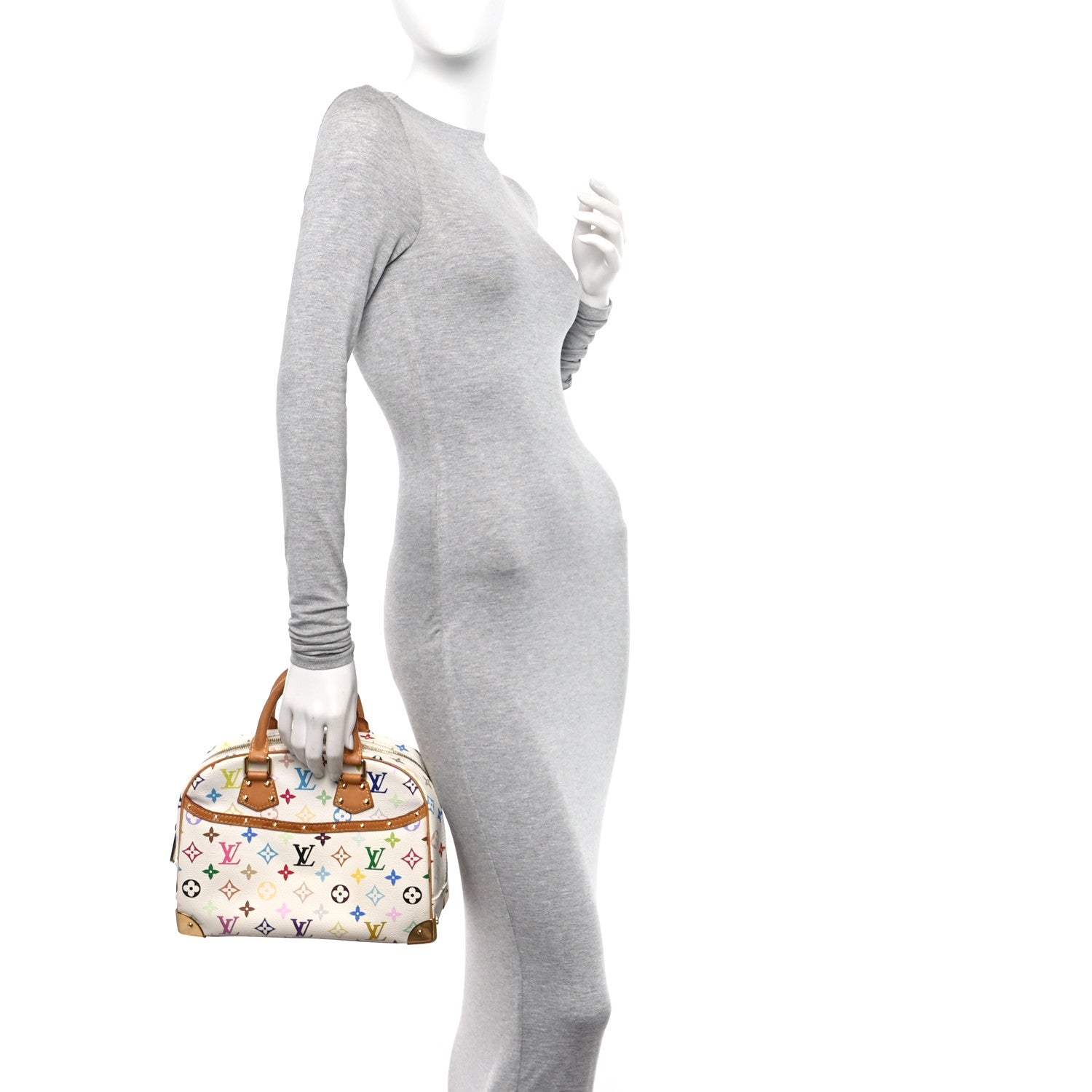 Louis Vuitton Monogram Multicolor Trouville White 2 of 13