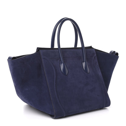 Celine Nubuck Calfskin Medium Phantom Luggage Navy 3 of 11
