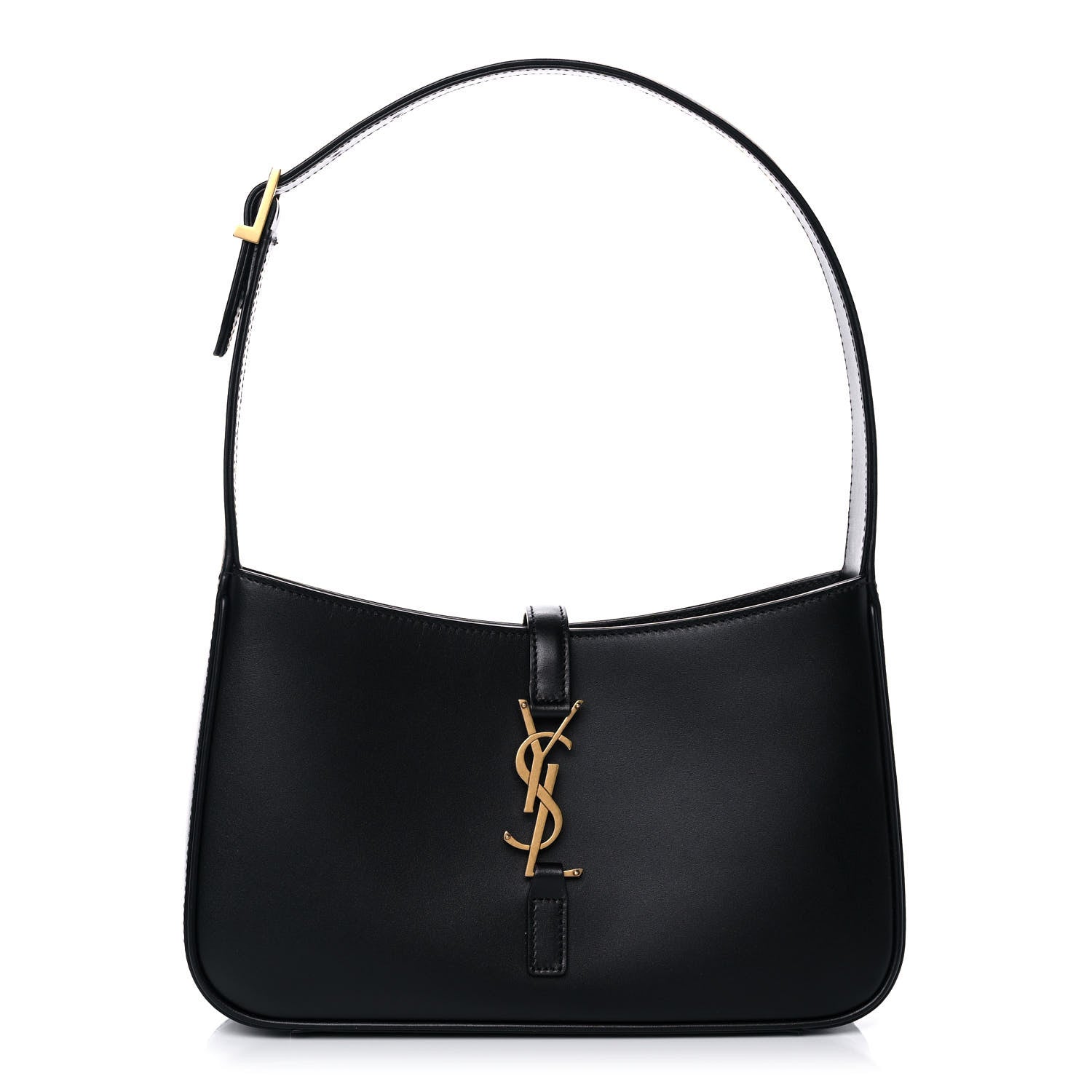 Saint Laurent Smooth Calfskin Le 5 A 7 Hobo Black 1 of 10