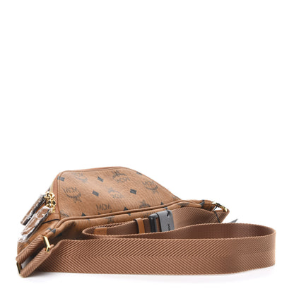 MCM Visetos Small Fusten Belt Bag Cognac 3 of 8