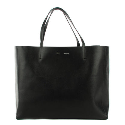Celine Grained Calfskin Horizontal Cabas Black 1 of 12