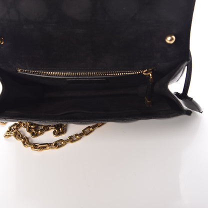 Christian Dior Lambskin Cannage Small Dioraddict Flap Bag Black 7 of 12