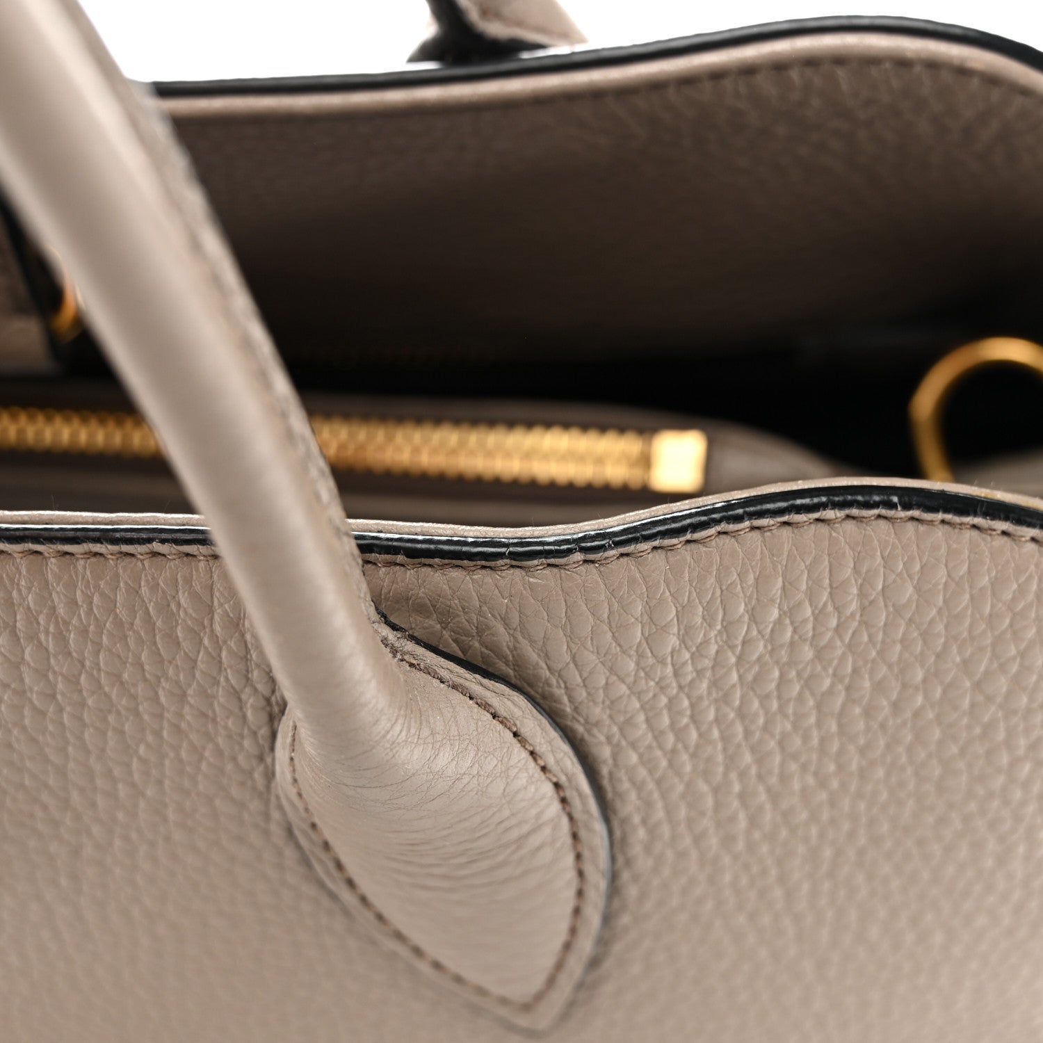 Prada Vitello Daino Tote Argilla 10 of 13