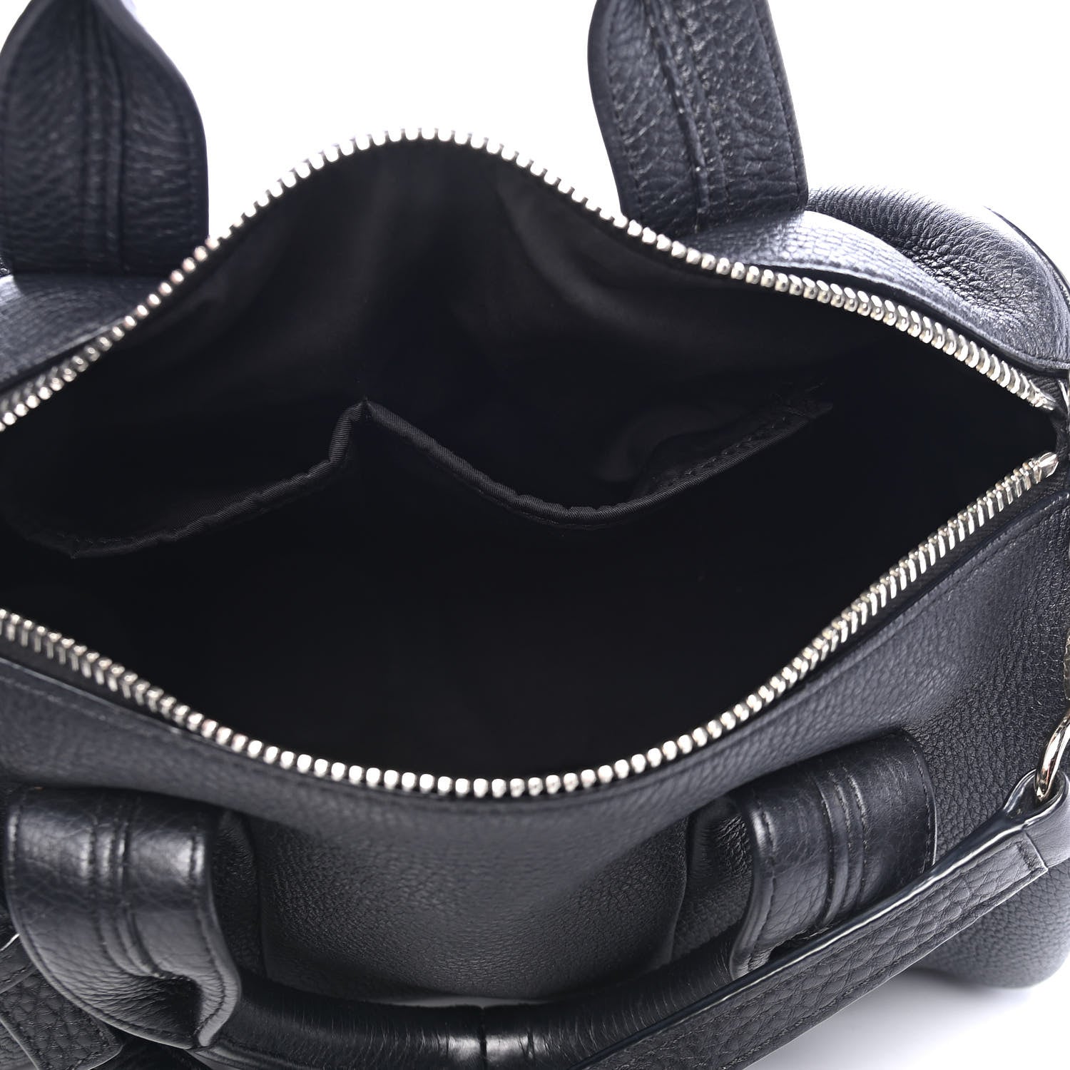 Alexander Wang Pebbled Lambskin Rocco Black Pale Gold Hardware 4 of 6