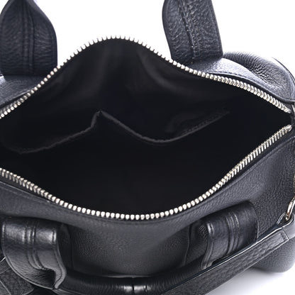 Alexander Wang Pebbled Lambskin Rocco Black Pale Gold Hardware 4 of 6