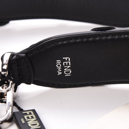 Fendi Vitello Dolce Nappa Patent Flowerland Studded Strap You Black 4 of 4