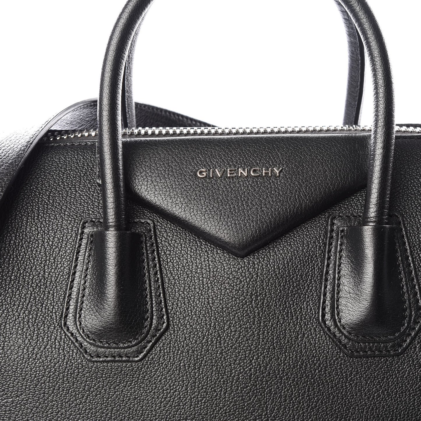Sugar Goatskin Medium Antigona Black