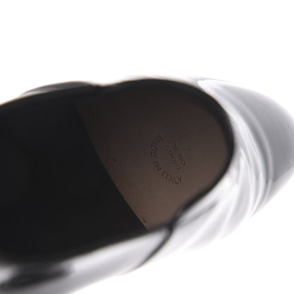 Saint Laurent Patent Ankle Boots 40 Black 7 of 9