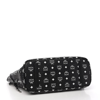 MCM Visetos Medium Project Reversible Shopper Tote Black 6 of 12