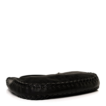 Christian Dior Monogram Ethnic Hobo Black 3 of 12