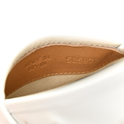 Gucci Calfskin Bee Star Embroidered Espadrilles 37 White 8 of 9
