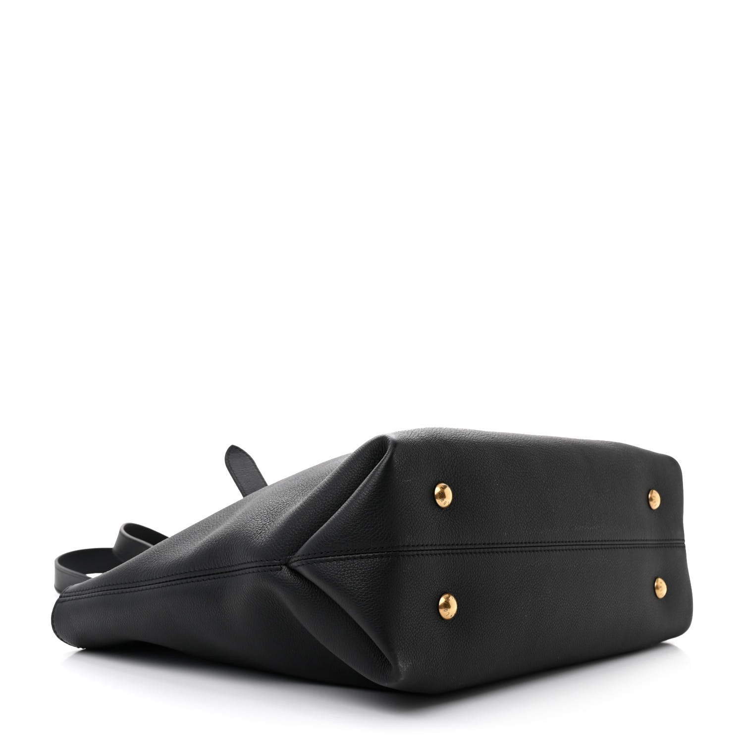 Louis Vuitton Grained Calfskin Low Key Cabas MM Black 5 of 12