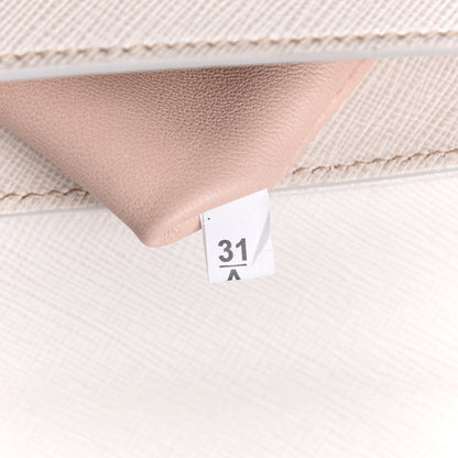 Prada Saffiano Lux Sound Top Handle Pomice 8 of 12