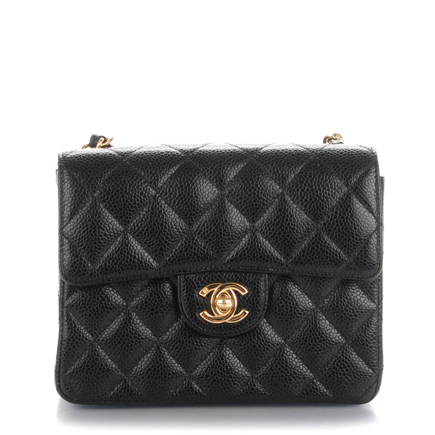 Chanel Caviar Quilted Mini Square Flap Black 1 of 8