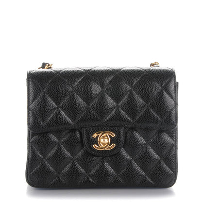 Chanel Caviar Quilted Mini Square Flap Black 1 of 8
