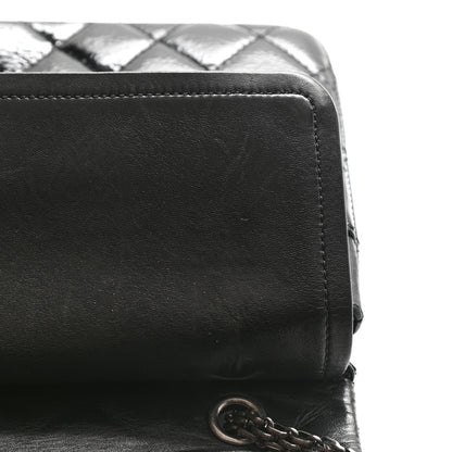 Chanel Distressed Patent Quilted 2.55 Reissue 227 Flap Black 10 of 10