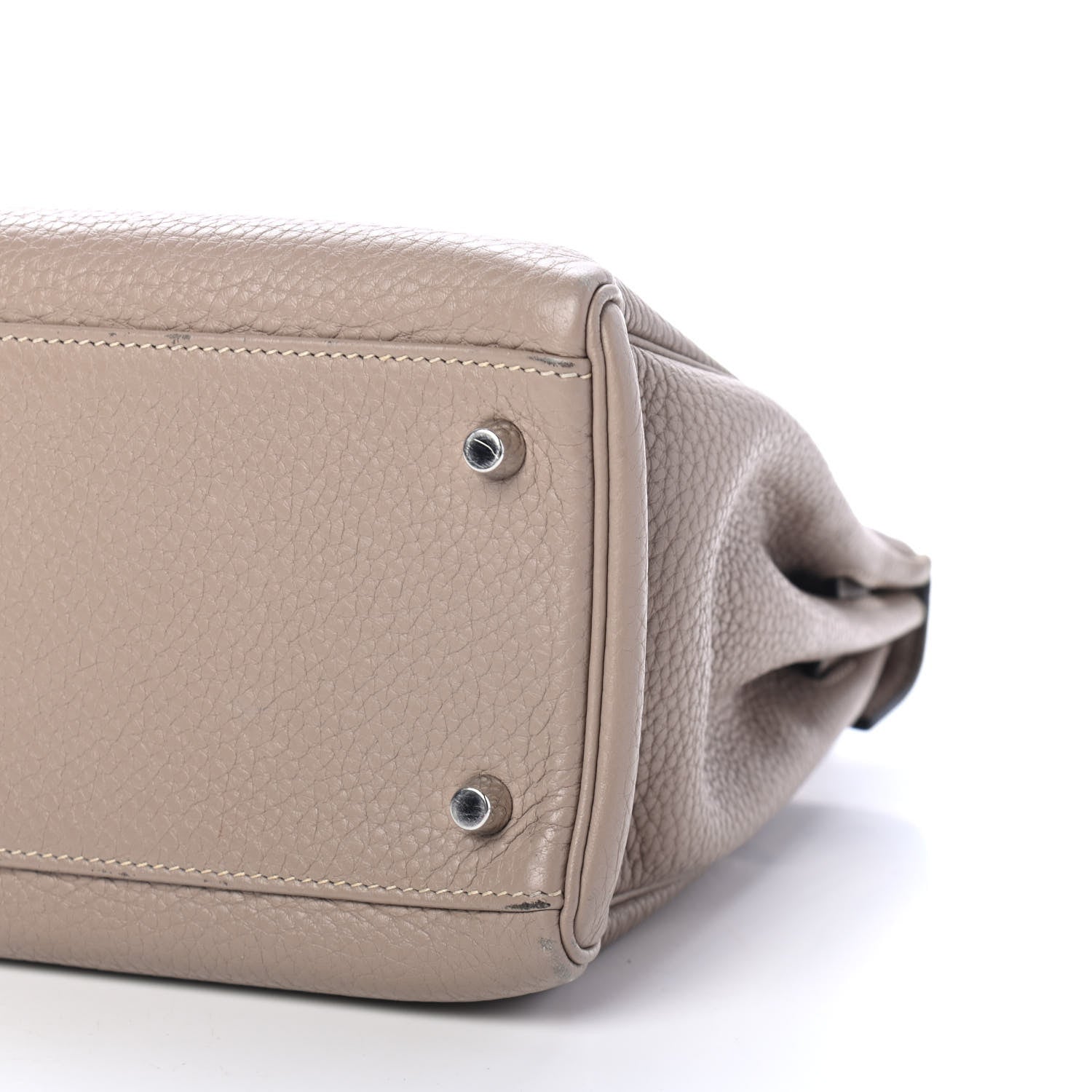 Hermes Taurillon Clemence Kelly Retourne 32 Gris Tourterelle 8 of 8