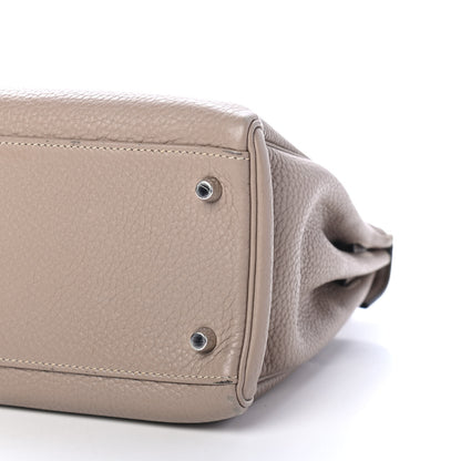Hermes Taurillon Clemence Kelly Retourne 32 Gris Tourterelle 8 of 8