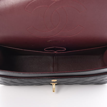 Chanel Caviar Quilted Jumbo Double Flap Black 8 of 8