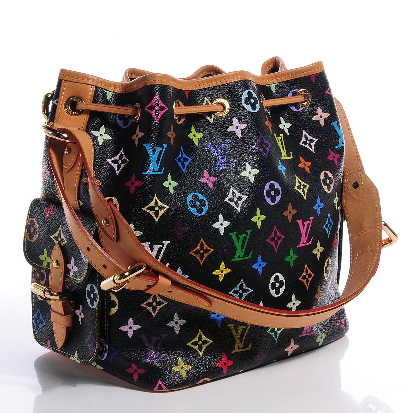 Monogram Multicolor Petit Noe Black