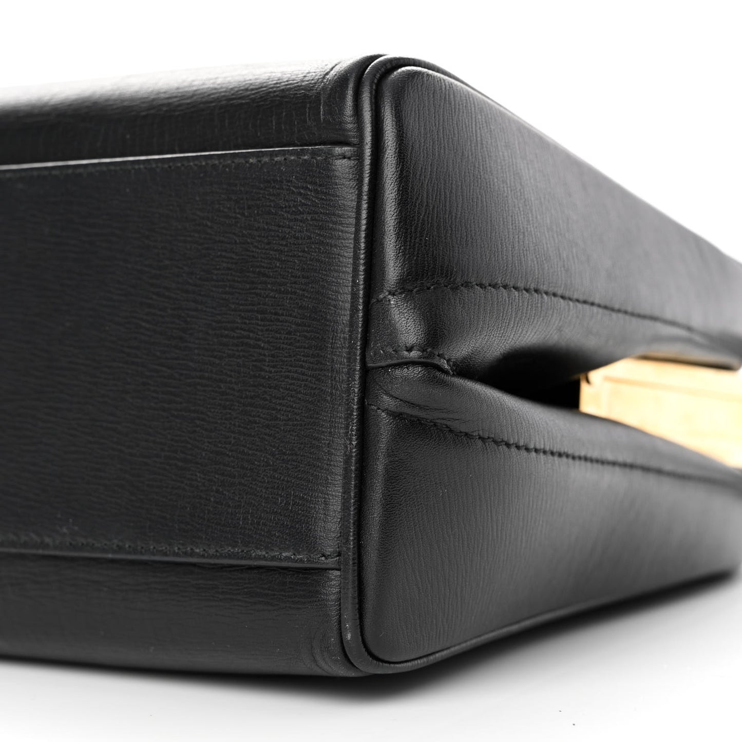 Calfskin Agata Shoulder Bag Black