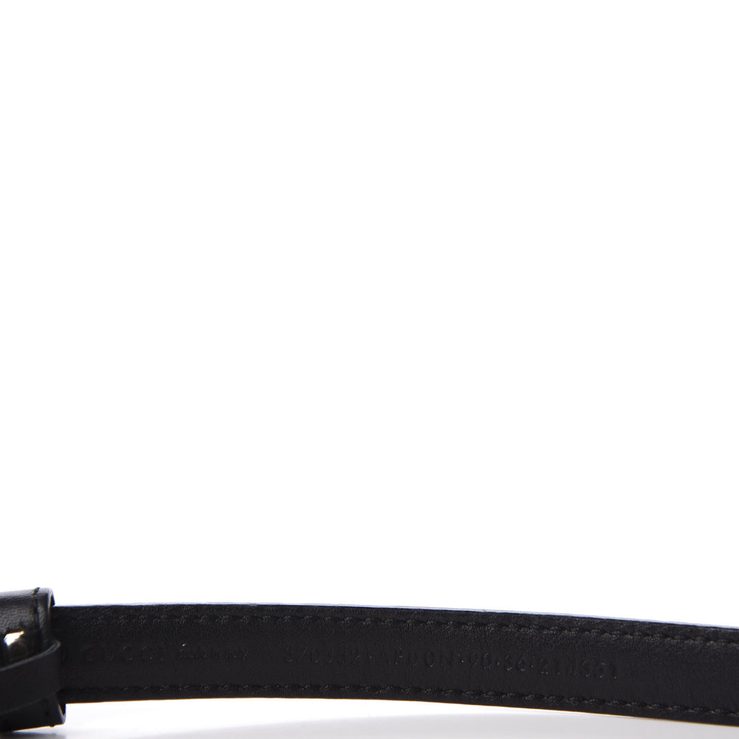 Gucci Moon Calfskin Nickel Interlocking G 20mm Belt 90 36 Black 5 of 5