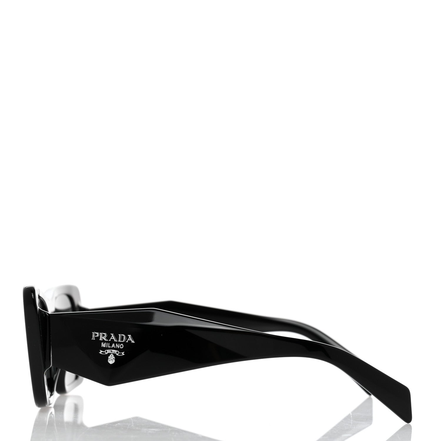 Prada Acetate Symbole Sunglasses SPR 08Y Black 3 of 8
