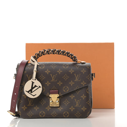 Louis Vuitton Monogram Braided Pochette Metis Safran 12 of 12
