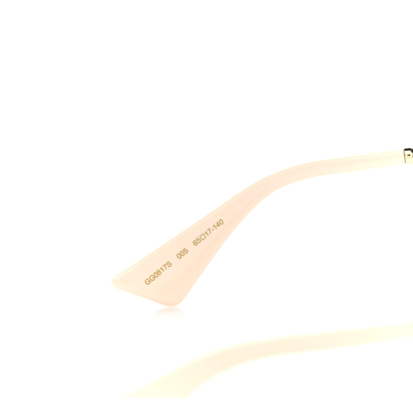 Metal Square Frame Sunglasses GG0817S Gold