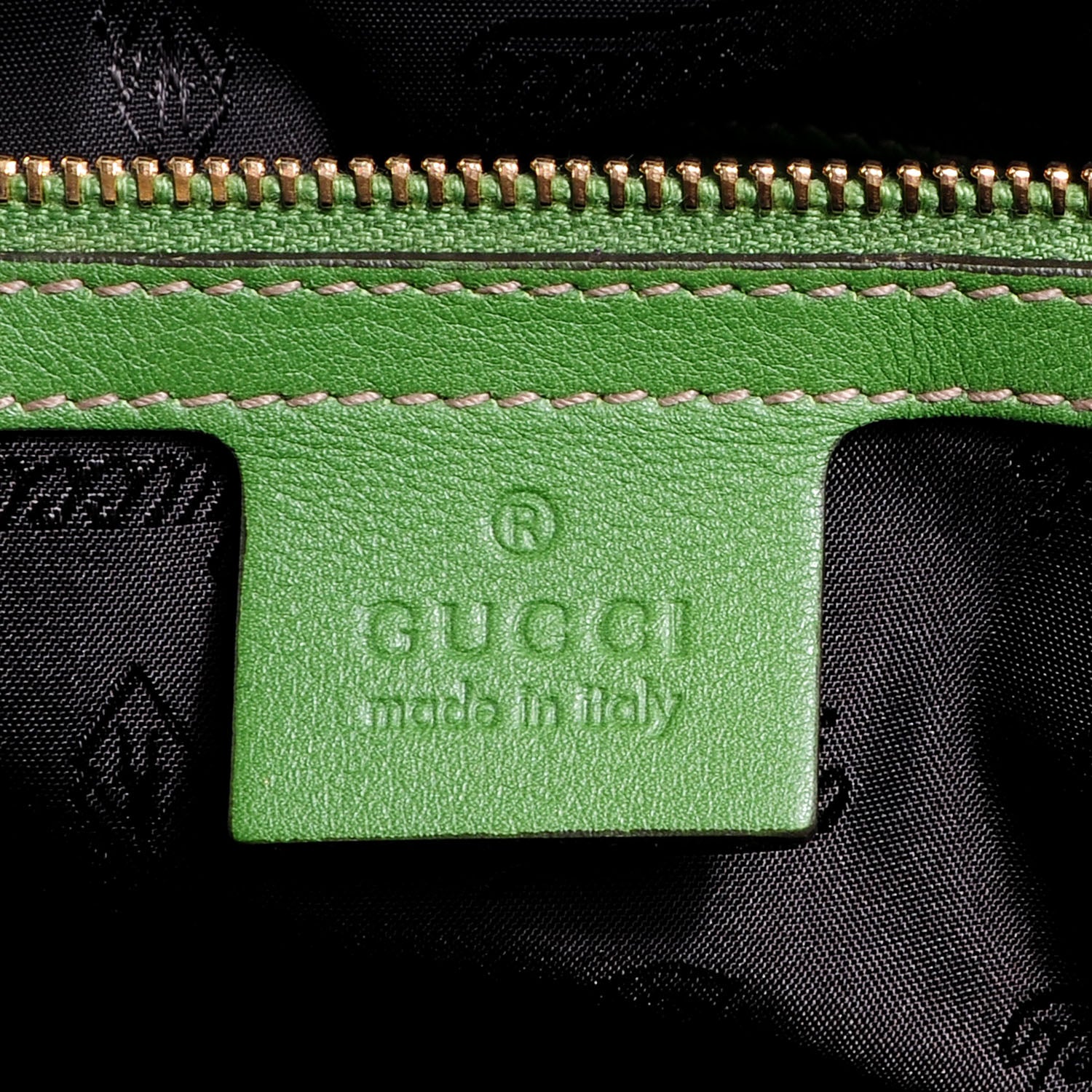 Gucci Python Pop Bamboo Top Handle Bag Green 6 of 8