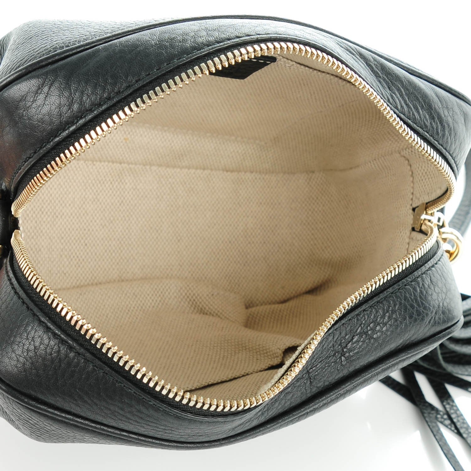 Gucci Pebbled Calfskin Small Soho Disco Bag Black 5 of 7