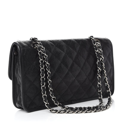 Chanel Caviar Quilted Medium French Riviera Flap Black 3 of 15