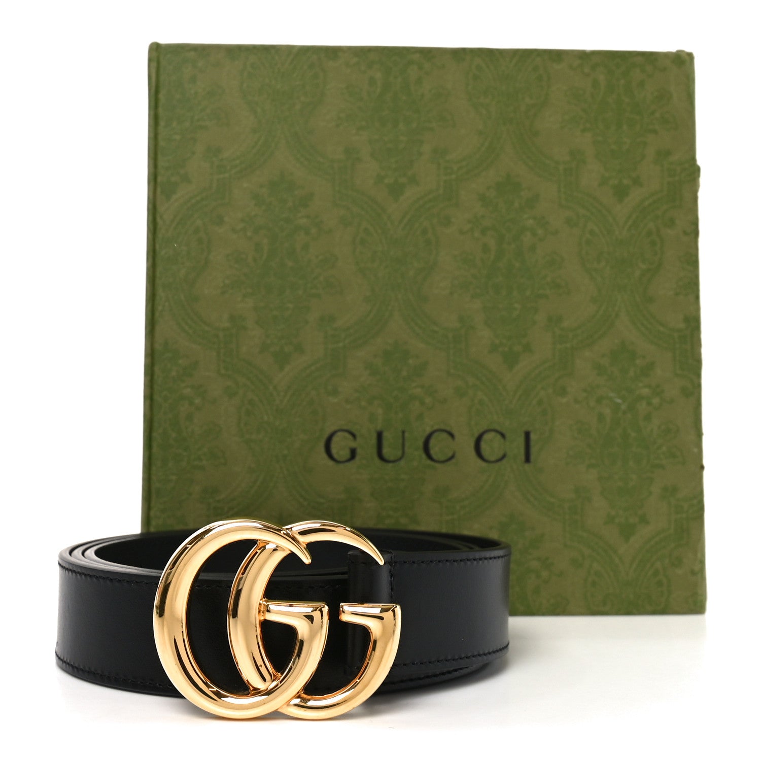 Gucci Plutone Calfskin Double G 30mm Belt 105 42 Black 5 of 5