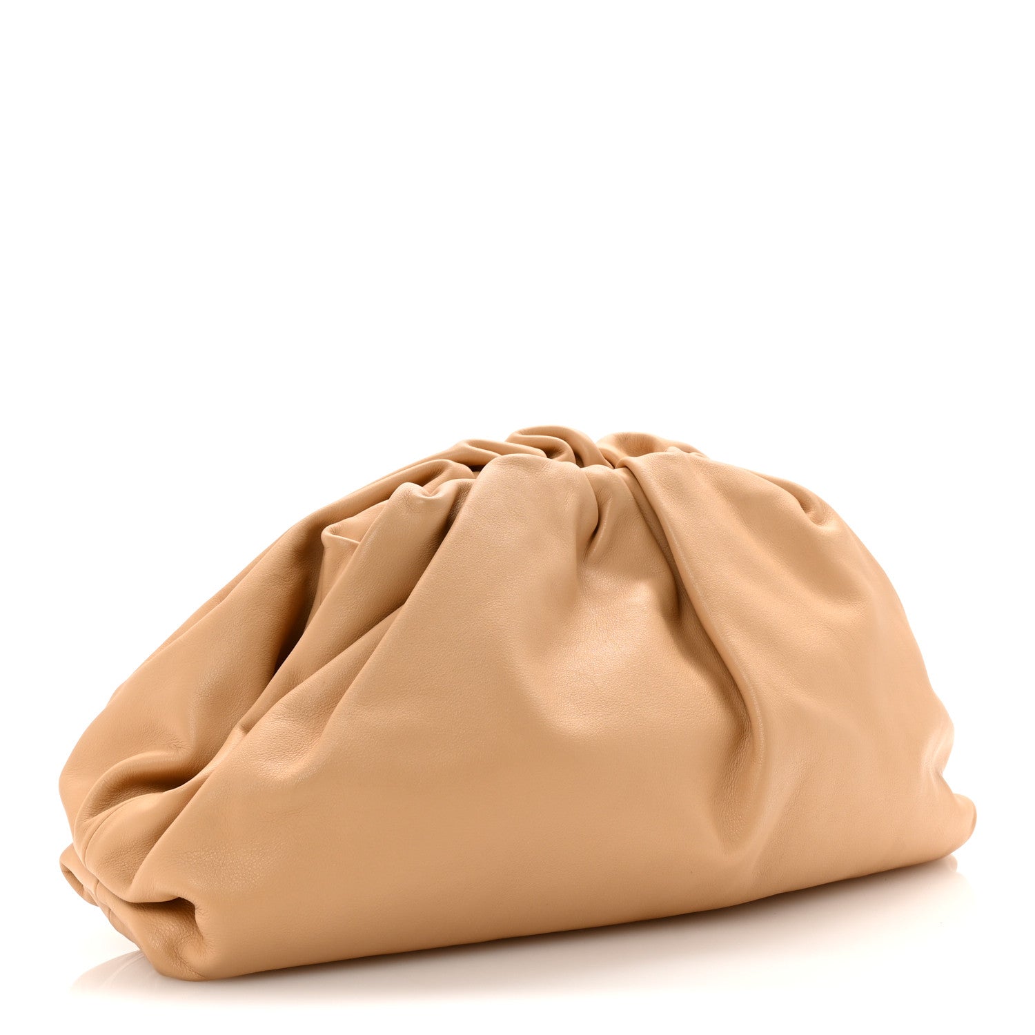Bottega Veneta Smooth Butter Calf The Pouch OversizedClutch Nude 2 of 6