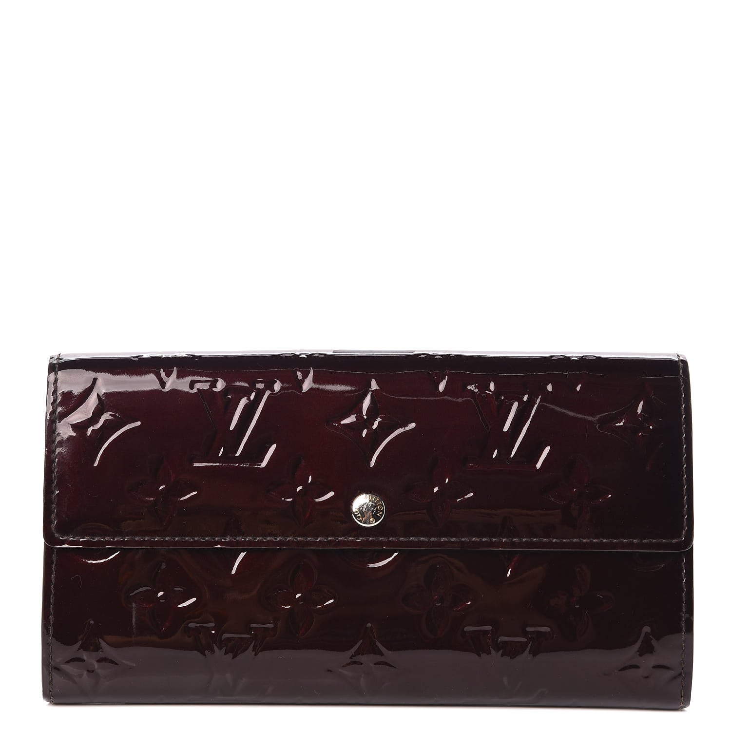 Louis Vuitton Vernis Sarah Wallet Amarante 1 of 11