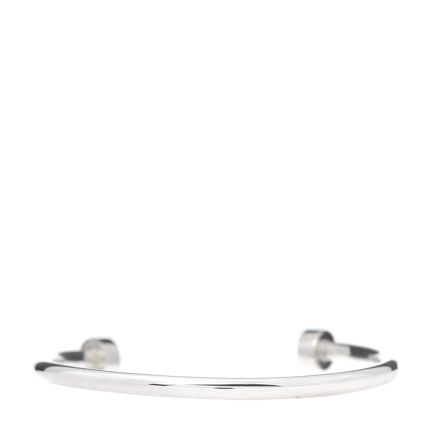 Sterling Silver Return to Narrow Circle Edge Cuff Bracelet