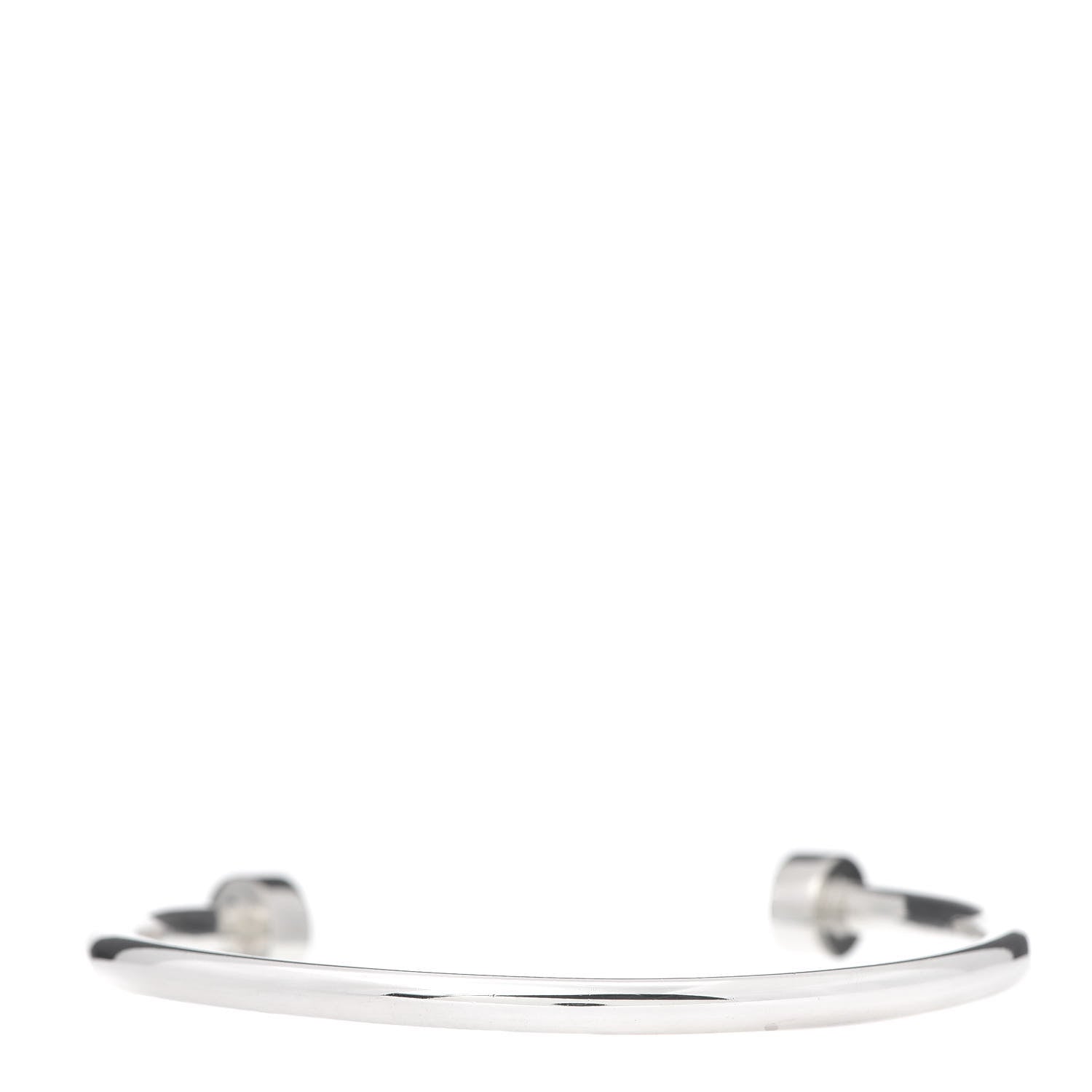 Tiffany Sterling Silver Return to Narrow Circle Edge Cuff Bracelet 3 of 5