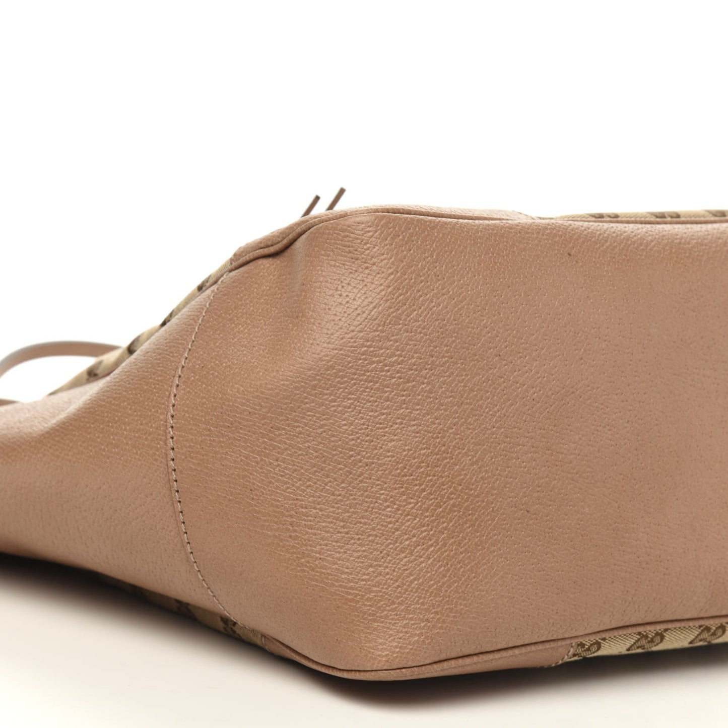 Monogram Medium Bree Zippered Tote Beige Dark Cipria